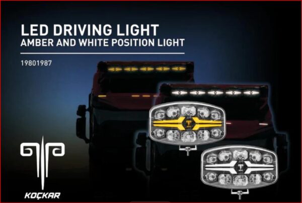 Led Driving Light  Amber And White Position LIGHT