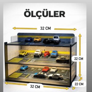 Diorama Garaj Ledli 3 Katlı Otopark